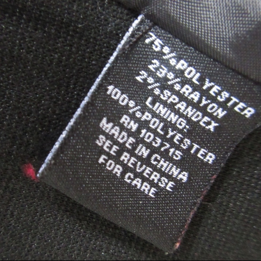 Black Military Zip-Up Blazer with Silver Buttons by Larry Levine Size Small - Picture 6 of 6
